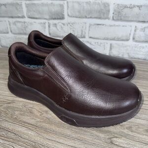 Kuru Kivi 2 Shoes Men's 9 M Brown Leather Walking Slip On Loafer Casual